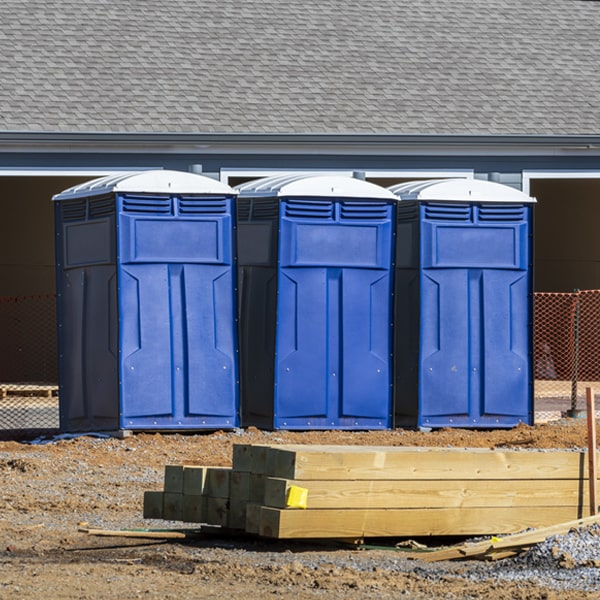 is there a specific order in which to place multiple portable restrooms in Benton Mississippi